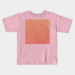 Harmonious orange pattern with shiny circles Kids T-Shirt